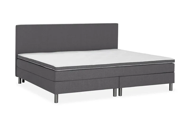Ella Familjesäng Sängpaket 240x210  cm - (+Fler val) Mörkgrå - Products - Möbler - Säng - Kontinentalsäng