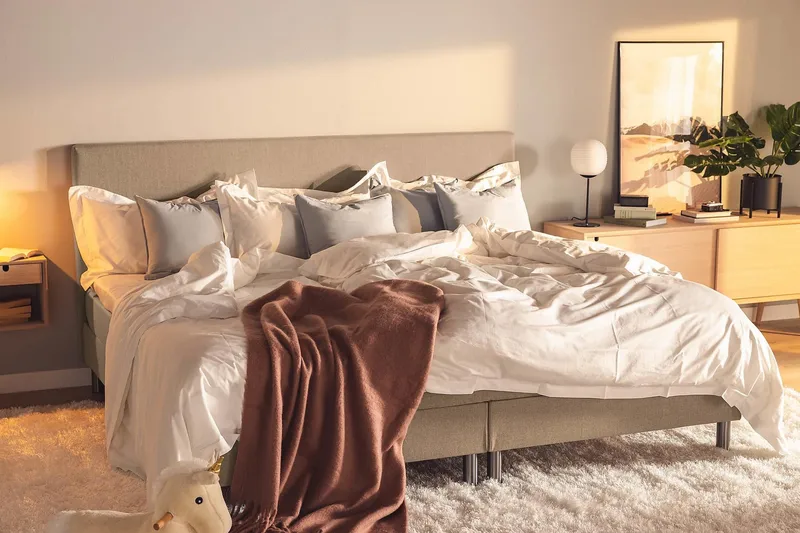 Ella Familjesäng Sängpaket 240x210  cm - (+Fler val) Mullvad - Products - Möbler - Säng - Kontinentalsäng