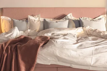 Ella Familjesäng Sängpaket 240x210  cm - (+Fler val) Rosa - Products - Möbler - Säng - Kontinentalsäng