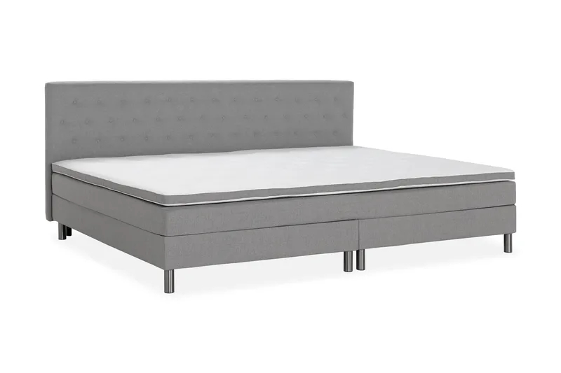 Ella Familjesäng Sängpaket 280x200  cm - (+Fler val) Ljusgrå - Products - Möbler - Säng - Kontinentalsäng