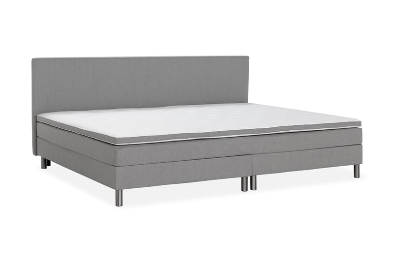 Ella Familjesäng Sängpaket 280x210  cm - (+Fler val) Ljusgrå - Products - Möbler - Säng - Kontinentalsäng