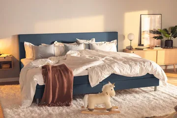 Ella Familjesäng Sängpaket 280x210  cm - (+Fler val) Mörkblå - Products - Möbler - Säng - Kontinentalsäng