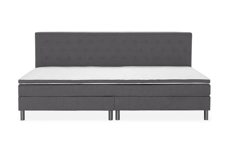 Ella Familjesäng Sängpaket 280x210  cm - (+Fler val) Mörkgrå - Products - Möbler - Säng - Kontinentalsäng