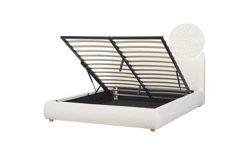 Forrest Sängram 160x200 cm - Vit - Products - Möbler - Säng - Säng med förvaring