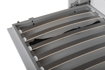 Sängskåp grå - 140x200 cm - Compact living - Grå matt - Products - Möbler - Säng - Gästsäng & extrasäng - Utdragssäng