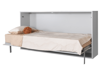 Sängskåp grå - 140x200 cm - Compact living - Grå matt - Products - Möbler - Säng - Gästsäng & extrasäng - Utdragssäng