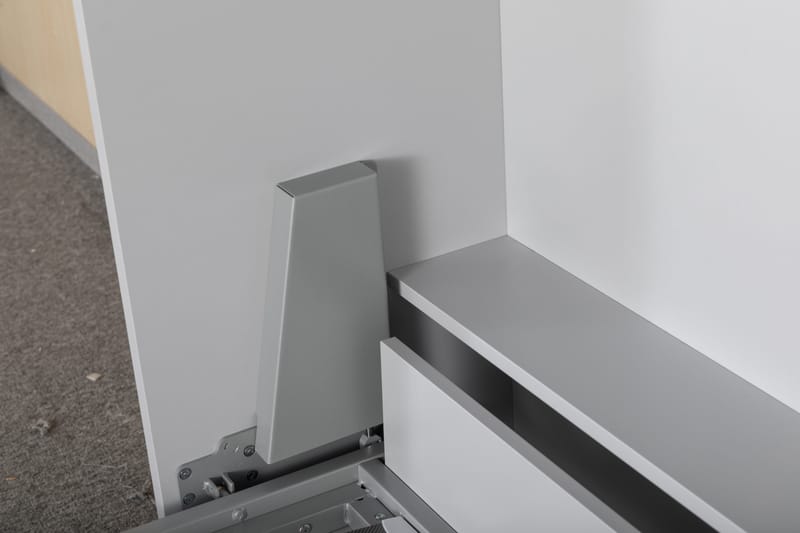 Sängskåp grå - 140x200 cm - Compact living - Grå matt - Products - Möbler - Säng - Gästsäng & extrasäng - Utdragssäng