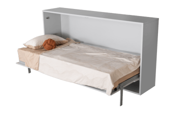 Sängskåp grå - 90x200 cm - Compact living - Grå matt - Products - Möbler - Säng - Gästsäng & extrasäng - Utdragssäng