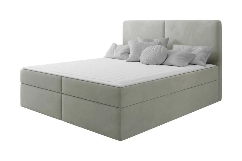 Garris Sängpaket Kontinentalsäng 160x200 cm - Ljusgrå - Products - Möbler - Säng - Komplett sängpaket