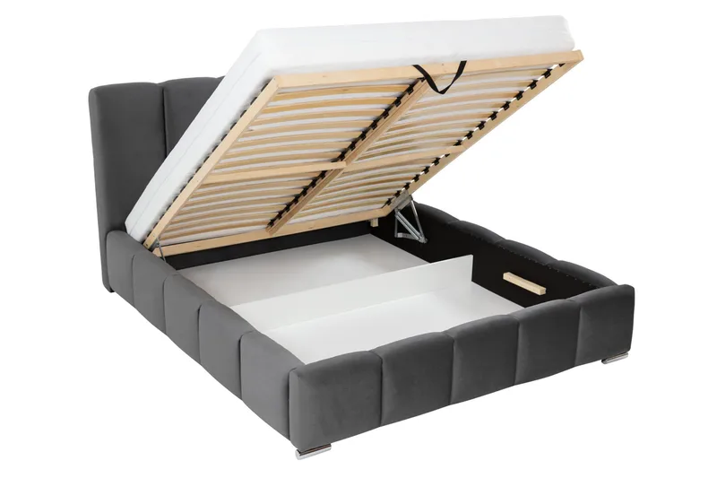 Gioia Förvaringssäng 160x200 cm - Grön - Products - Möbler - Säng - Säng med förvaring