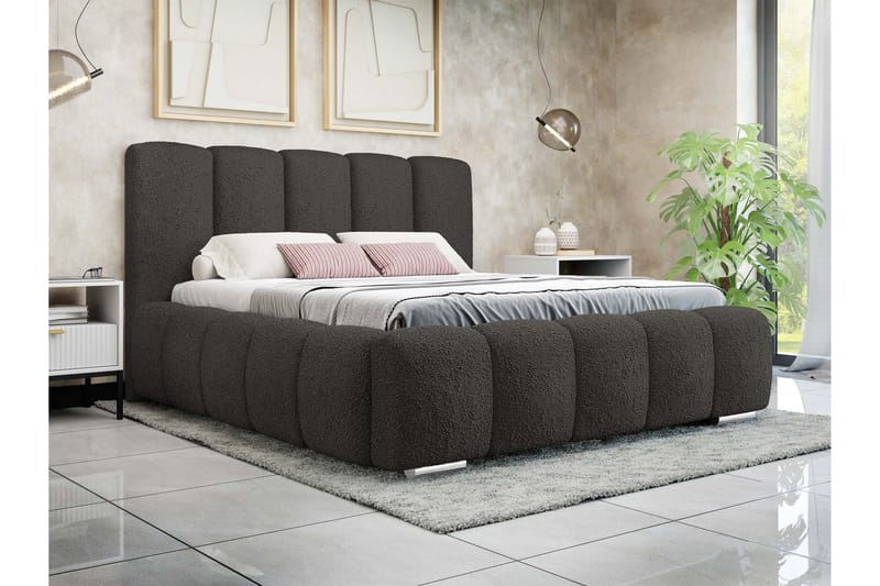 Gioia Förvaringssäng 180x200 cm - Grå - Products - Möbler - Säng - Säng med förvaring