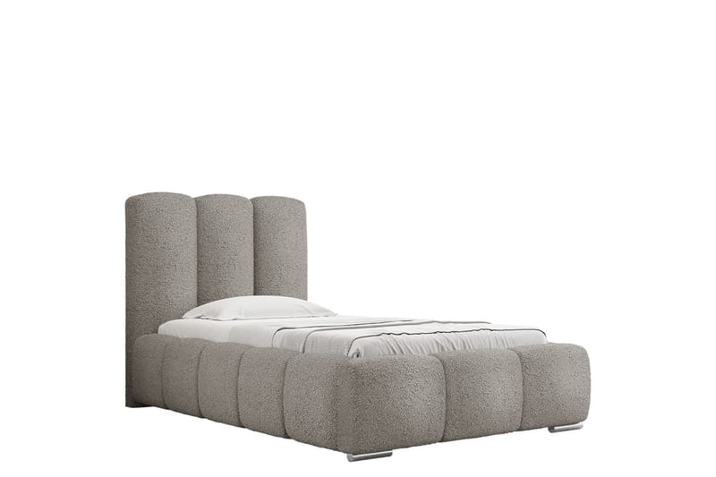 Gioia Sängram med Förvaring 90x200 cm - Grå - Products - Möbler - Säng - Sängram & sängstomme