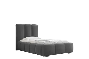 Gioia Sängram med Förvaring 90x200 cm - Grå - Products - Möbler - Säng - Sängram & sängstomme