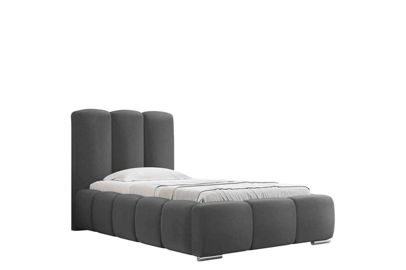 Gioia Sängram med Förvaring 90x200 cm - Grå - Products - Möbler - Säng - Sängram & sängstomme