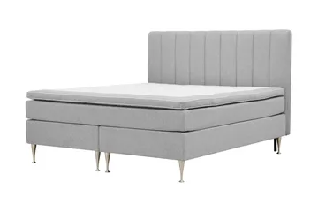 Hilton High Komplett Sängpaket 160x200 cm - Grå - Products - Möbler - Säng - Kontinentalsäng