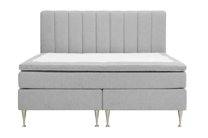 Hilton High Komplett Sängpaket 160x200 cm - Grå - Products - Möbler - Säng - Kontinentalsäng