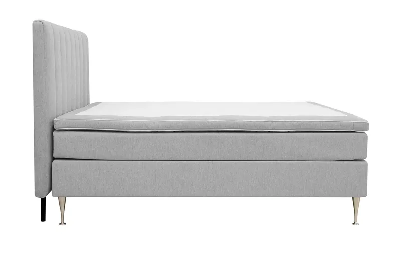 Hilton High Komplett Sängpaket 160x200 cm - Grå - Products - Möbler - Säng - Kontinentalsäng