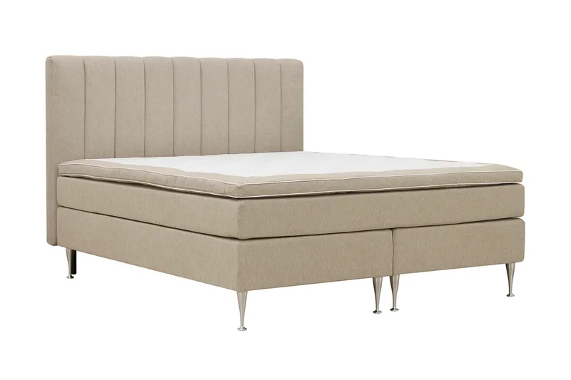 Hilton High Komplett Sängpaket 180x200 cm - Beige - Products - Möbler - Säng - Kontinentalsäng