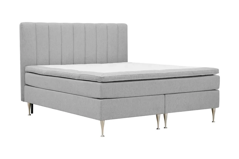 Hilton High Komplett Sängpaket 180x200 cm - Grå - Products - Möbler - Säng - Kontinentalsäng