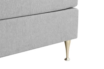 Hilton High Kontinentalsäng 160x200 cm - Grå - Products - Möbler - Säng - Kontinentalsäng