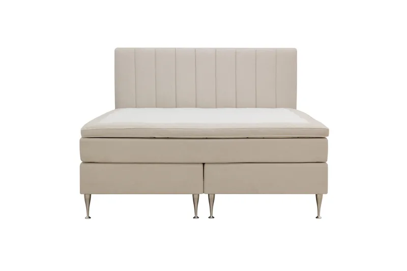 Hilton High Kontinentalsäng 160x200 cm - Ljusbeige - Products - Möbler - Säng - Kontinentalsäng