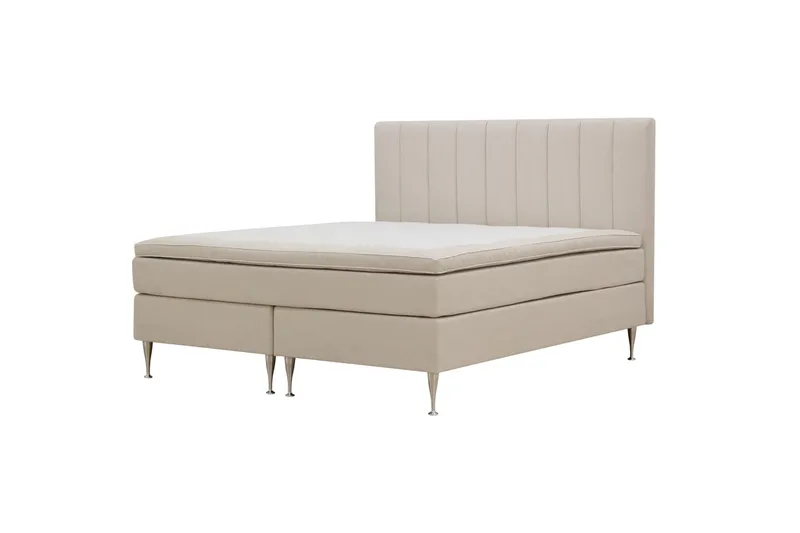 Hilton High Kontinentalsäng 160x200 cm - Ljusbeige - Products - Möbler - Säng - Kontinentalsäng