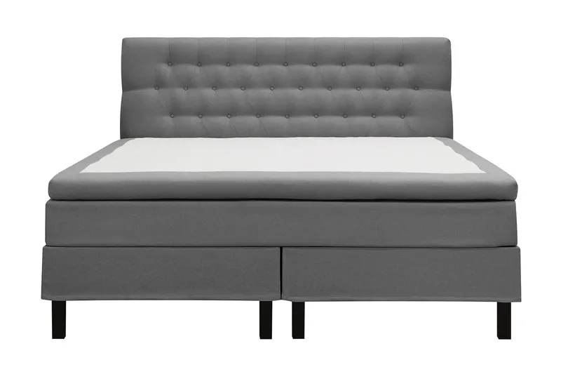 Hilton Komplett Sängpaket 160x200 cm Kontinentalsäng med diamant sänggavel - Grå - Products - Möbler - Säng - Kontinentalsäng