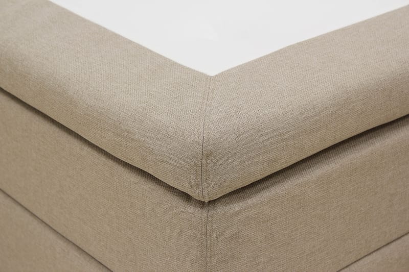Hilton Komplett Sängpaket 160x200 cm Kontinentalsäng med rutad sänggavel - Beige - Products - Möbler - Säng - Kontinentalsäng