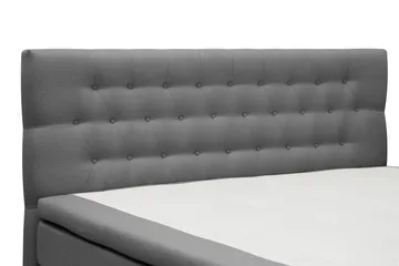 Hilton Komplett Sängpaket 180x200 cm Kontinentalsäng med diamant sänggavel - Grå - Products - Möbler - Säng - Kontinentalsäng