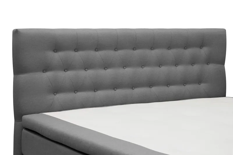 Hilton Komplett Sängpaket 180x200 cm Kontinentalsäng med diamant sänggavel - Grå - Products - Möbler - Säng - Kontinentalsäng