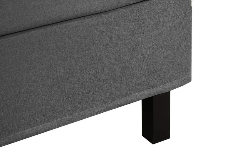 Hilton Kontinentalsäng 180x200 cm - Grå - Products - Möbler - Säng - Kontinentalsäng