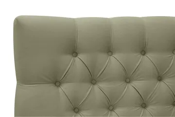 Hilton Lyx Komplett Sängpaket 160x200 cm Kontinentalsäng med knappad sänggavel i sammet - Olivgrön / Sammet - Products - Möbler - Säng - Kontinentalsäng