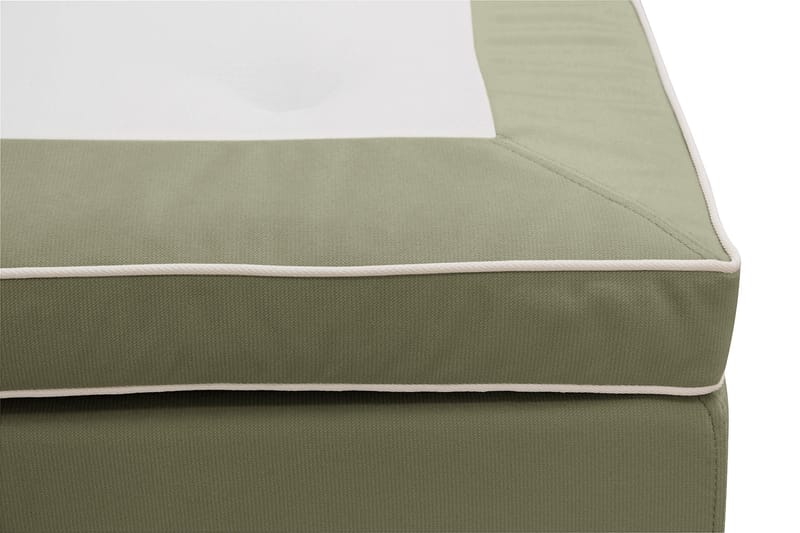 Hilton Lyx Komplett Sängpaket 160x200 cm Kontinentalsäng med knappad sänggavel i sammet - Olivgrön / Sammet - Products - Möbler - Säng - Kontinentalsäng