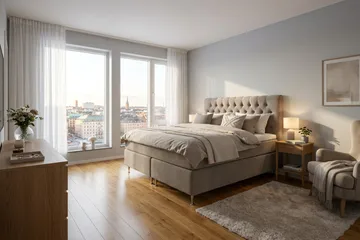 Hilton Lyx Komplett Sängpaket 180x200 cm Kontinentalsäng med knappad sänggavel i chenille - Brun - Products - Möbler - Säng - Kontinentalsäng