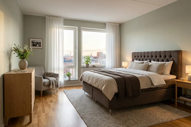 Hilton Lyx Kontinentalsäng 180x200 cm - Mörkbrun - Products - Möbler - Säng - Kontinentalsäng
