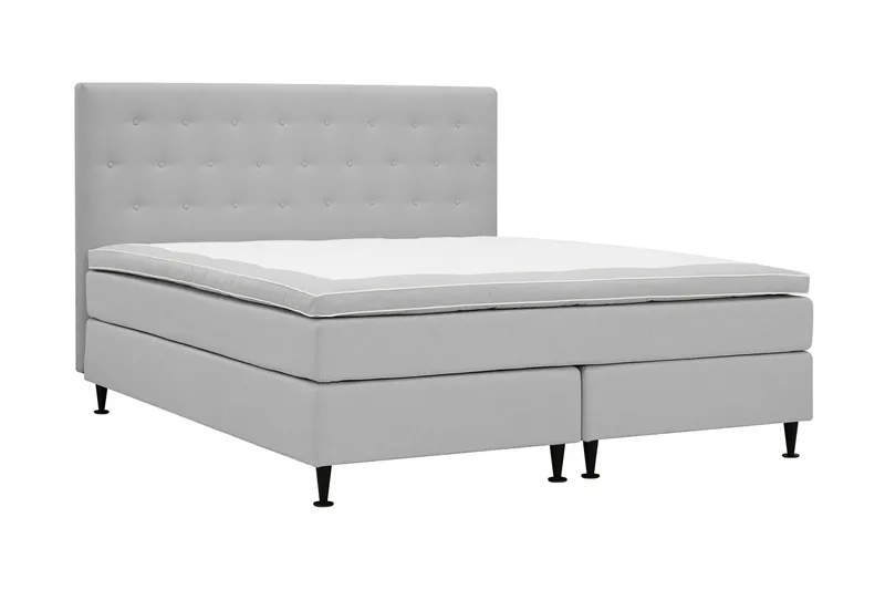 Hilton Plus Komplett Sängpaket 160x200 cm - Grå - Products - Möbler - Säng - Komplett sängpaket