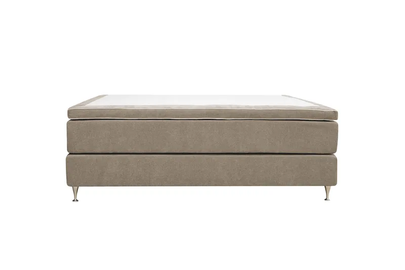Hilton Premium Kontinentalsäng 180x200 cm - Ljusbrun Tyg - Products - Möbler - Säng - Kontinentalsäng