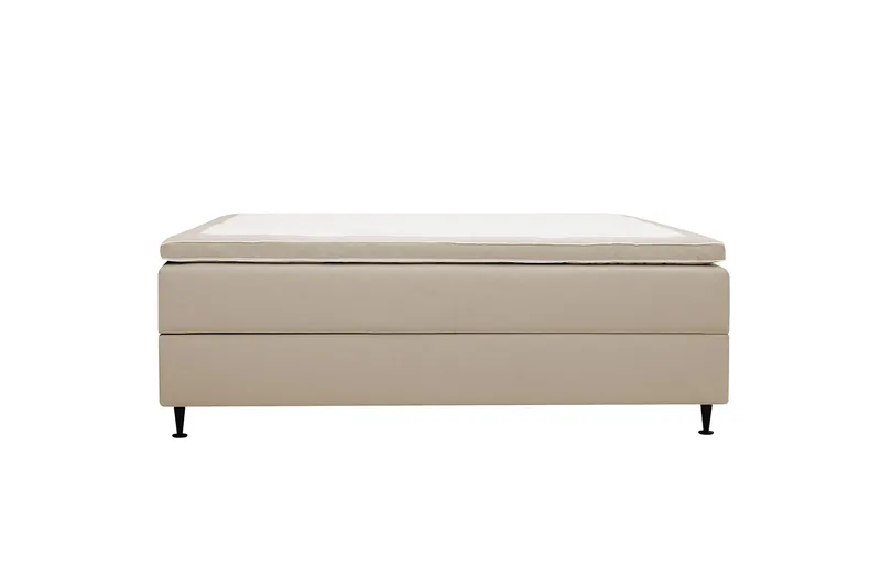 Hilton Plus Kontinentalsäng med Förvaring 90x200 cm - Beige - Products - Möbler - Säng - Enkelsäng