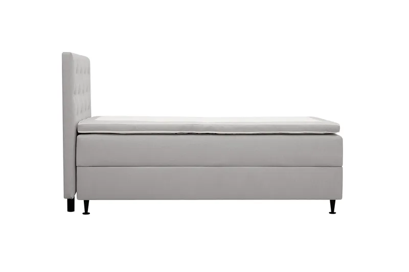 Hilton Plus Komplett Sängpaket med Förvaring 90x200 cm - Grå - Products - Möbler - Säng - Säng med förvaring