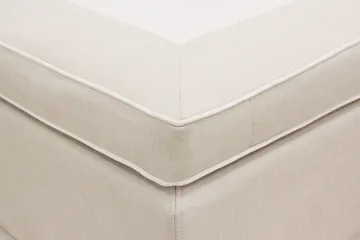 Hilton Premium Komplett Sängpaket 160x200 cm Kontinentalsäng med Sänggavel - Ljusbeige Tyg - Products - Möbler - Säng - Kontinentalsäng