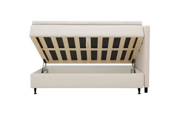 Hilton Plus Komplett Sängpaket med Förvaring 140x200 cm - Ljusbeige - Products - Möbler - Säng - Säng med förvaring