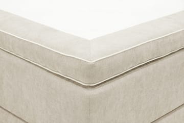 Hilton Premium Komplett Sängpaket 180x200 cm Kontinentalsäng med Sänggavel - Beige Tyg - Products - Möbler - Säng - Kontinentalsäng