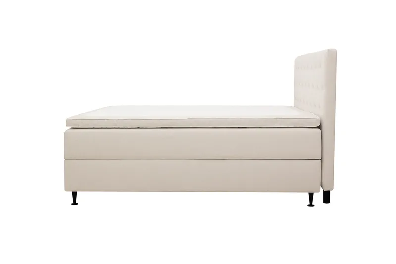 Hilton Plus Komplett Sängpaket med Förvaring 160x200 cm - Ljusbeige - Products - Möbler - Säng - Säng med förvaring