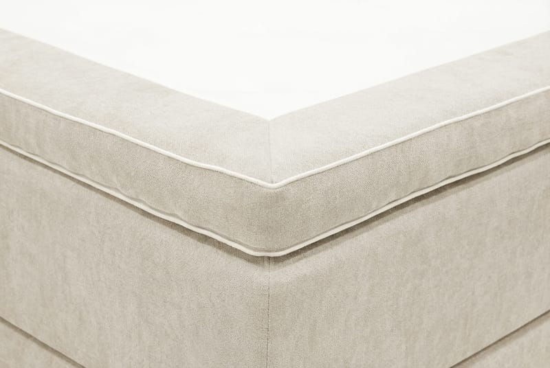 Hilton Premium Kontinentalsäng 160x200 cm - Beige Tyg - Products - Möbler - Säng - Kontinentalsäng