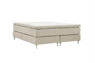 Hilton Premium Kontinentalsäng 180x200 cm - Beige Tyg - Products - Möbler - Säng - Kontinentalsäng