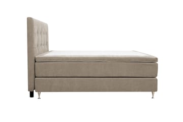 Hilton Premium Komplett Sängpaket 180x200 cm Kontinentalsäng med Sänggavel - Ljusbrun Tyg - Products - Möbler - Säng - Kontinentalsäng