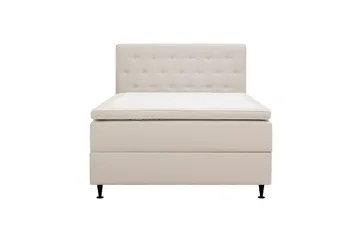 Med sänggavel - Ljusbeige