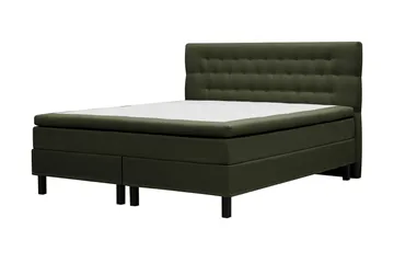 HVILA Classic Komplett Sängpaket 160x200 cm Kontinentalsäng med diamant sänggavel - Grön - Products - Möbler - Säng - Kontinentalsäng