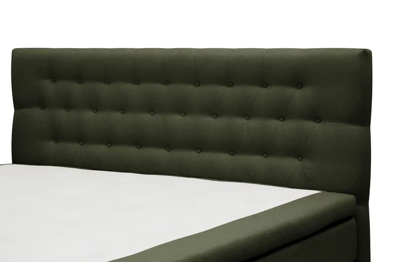 HVILA Classic Komplett Sängpaket 160x200 cm Kontinentalsäng med diamant sänggavel - Grön - Products - Möbler - Säng - Kontinentalsäng