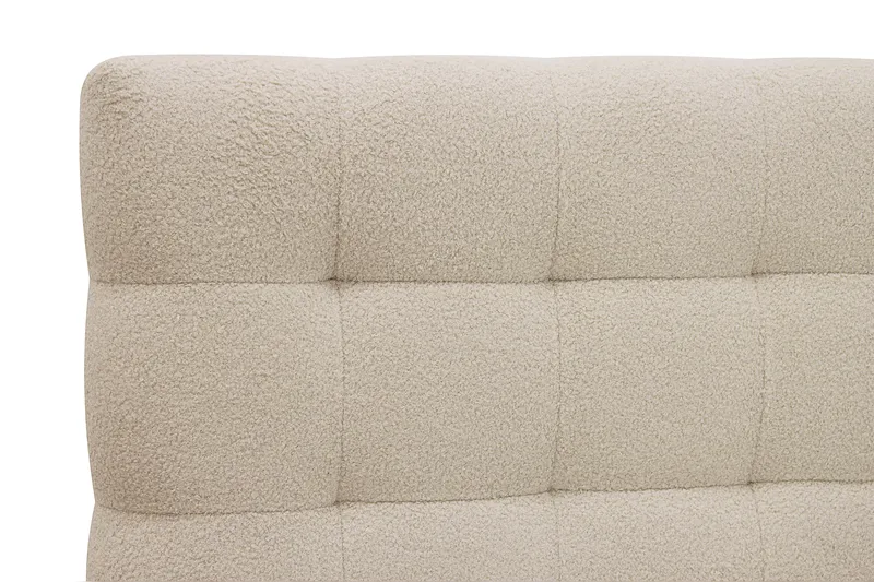 HVILA Classic Komplett Sängpaket 160x200 cm Kontinentalsäng med rutad sänggavel - Beige / Teddy - Products - Möbler - Säng - Kontinentalsäng